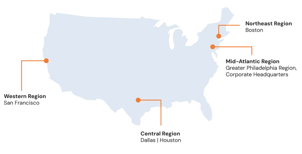 SolomonEdwards hub locations map.